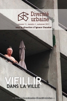 Couverture de Volume 10, numéro 2, printemps 2011, p. 5-147, Diversité urbaine