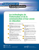 Couverture de Les technologies de l’information et de la communication et leur avenir en éducation, Volume 27, numéro 2, automne 1999, p. 1-122, Éducation et francophonie