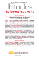 Couverture de Enjeux géostratégiques au Moyen-Orient, Volume 47, numéro 2-3, juin–septembre 2016, p. 81-322, Études internationales