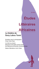 Couverture de Le théâtre de Sony Labou Tansi, Numéro 41, 2016, p. 1-246, Études littéraires africaines