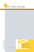 Couverture de Numéro 12, 2020, p. 6-60, Entrevous