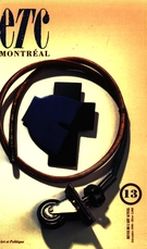 Couverture de Art et Politique, Numéro 13, hiver 1990, p. 3-72, ETC