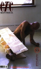 Couverture de L’exhibitionnisme à l’oeuvre, Numéro 55, septembre–octobre–novembre 2001, p. 4-78, ETC