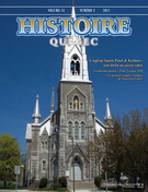 Couverture de Volume 18, numéro 3, 2013, p. 4-46, Histoire Québec