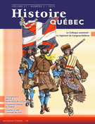 Couverture de Le Colloque automnal : Le régiment de Carignan-Salières, Volume 21, numéro 2, 2015, p. 4-50, Histoire Québec