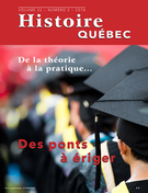 Couverture de Spécial académique. L’histoire régionale, de la théorie à la pratique, Volume 22, numéro 2, 2016, p. 4-42, Histoire Québec