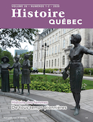 Couverture de Histoire des femmes, Volume 26, numéro 1-2, 2020, p. 4-41, Histoire Québec