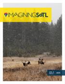Couverture du numéro 'Leading Through SoTL' de la revue 'Imagining SoTL'