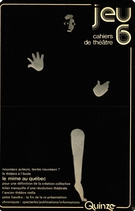 Couverture de Numéro 6, été–automne 1977, p. 3-142, Jeu