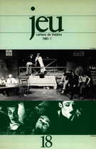 Couverture de Numéro 18 (1), 1981, p. 5-144, Jeu