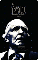 Couverture de Numéro 29 (4), 1983, p. 5-161, Jeu