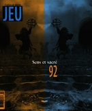 Couverture de Sens et sacré, Numéro 92 (3), 1999, p. 2-180, Jeu