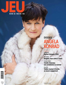 Couverture du numéro 'Angela Konrad' de la revue 'Jeu'