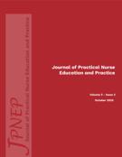 Couverture du numéro 'Volume 5, numéro 2, octobre 2025' de la revue 'Journal of Practical Nurse Education and Practice'