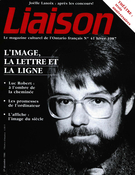 Couverture de L’image, la lettre et la ligne, Numéro 41, hiver 1986–1987, p. 3-64, Liaison