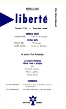 Couverture de Volume 4, numéro 19-20, janvier–février 1962, p. 3-64, Liberté