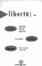 Couverture de Volume 6, numéro 4 (34), juillet–août 1964, p. 274-320, Liberté