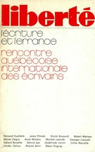Couverture de L’écriture et l’errance, Volume 14, numéro 6 (84), décembre 1972, p. 1-153, Liberté