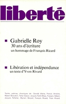 Couverture de Volume 18, numéro 1 (103), janvier–février 1976, p. 3-93, Liberté