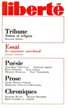 Couverture de Volume 20, numéro 3 (117), mai–juin 1978, p. 3-107, Liberté