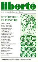 Couverture de Littérature et peinture, Volume 21, numéro 2 (122), mars–avril 1979, p. 3-127, Liberté