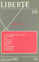 Couverture de Faut voir ça?, Volume 24, numéro 3 (141), mai–juin 1982, p. 4-137, Liberté
