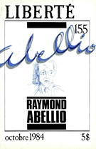Couverture de Volume 26, numéro 5 (155), octobre 1984, p. 4-143, Liberté