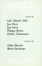 Couverture de Volume 30, numéro 2 (176), avril 1988, p. 2-128, Liberté