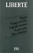 Couverture de Volume 32, numéro 4 (190), août 1990, p. 3-126, Liberté