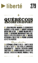 Couverture de Québécois, encore un effort…, Volume 50, numéro 1 (279), février 2008, p. 5-115, Liberté