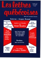 Couverture de Numéro 10, avril 1978, p. 4-56, Lettres québécoises