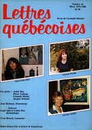 Couverture de Numéro 16, hiver 1979, hiver 1980, p. 4-77, Lettres québécoises