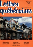 Couverture de Numéro 22, été 1981, p. 9-81, Lettres québécoises