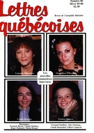 Couverture de Numéro 40, hiver 1985–1986, p. 5-81, Lettres québécoises