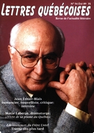 Couverture de Numéro 54, été 1989, p. 4-63, Lettres québécoises