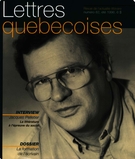 Couverture de Numéro 82, été 1996, p. 5-56, Lettres québécoises