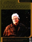 Couverture de Numéro 117, printemps 2005, p. 3-64, Lettres québécoises