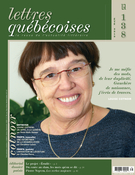 Couverture de Numéro 138, été 2010, p. 3-72, Lettres québécoises