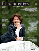 Couverture de Numéro 153, printemps 2014, p. 3-76, Lettres québécoises