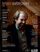 Couverture de Numéro 158, été 2015, p. 3-72, Lettres québécoises