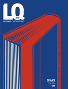Couverture du numéro 'Numéro 200, printemps 2026' de la revue 'Lettres québécoises'