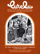 Couverture de Volume 2, numéro 3, automne 1979, p. 2-20, Lurelu