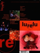 Couverture de Volume 32, numéro 2, automne 2009, p. 4-106, Lurelu