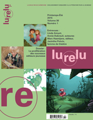 Couverture de Volume 38, numéro 1, printemps–été 2015, p. 5-106, Lurelu