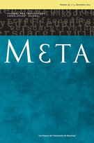 Couverture de Volume 56, numéro 4, décembre 2011, p. 735-1034, Meta