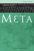 Couverture de Volume 63, numéro 2, août 2018, p. 277-567, Meta