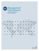 Couverture du numéro '13ème Conférence annuelle Atlas-AFM' de la revue 'Management international / International Management / Gestiòn Internacional'