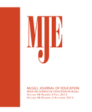 Couverture de Worker Education / Labour Learning: Tensions and lessons, Volume 48, numéro 3, fall 2013, p. 461-621, McGill Journal of Education / Revue des sciences de l'éducation de McGill