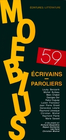 Couverture de Écrivains - Paroliers, Numéro 59, hiver 1994, p. 5-153, Moebius