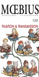 Couverture de Filiation & Transmission, Numéro 123, automne 2009, p. 7-179, Moebius